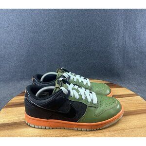 Nike Wmns Dunk Low Green Mandarin 2008 Size 7.5 Used 317813-301